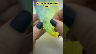 15 second personality test￼