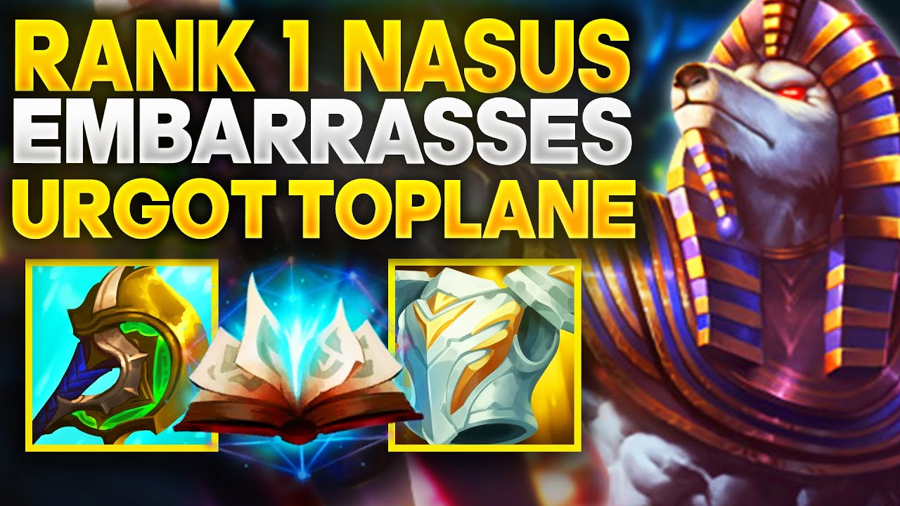 Rank 1 Nasus Embarrassing Urgot Toplane!! Nasus vs Urgot S11 | Carnarius | League of Legends
