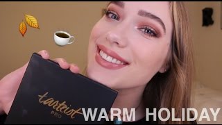 WARM CRANBERRY HOLIDAY MAKEUP TUTORIAL using Tarte Tarteist PRO