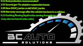 Q&A Episode 113 (rust protection | warranty | liquid flowing noise)