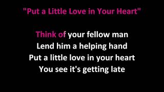 Video thumbnail of "Jackie DeShannon - Put A Little Love In Your Heart"