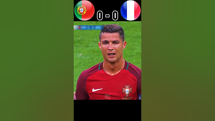 Portugal vs France Euro 2016 Final