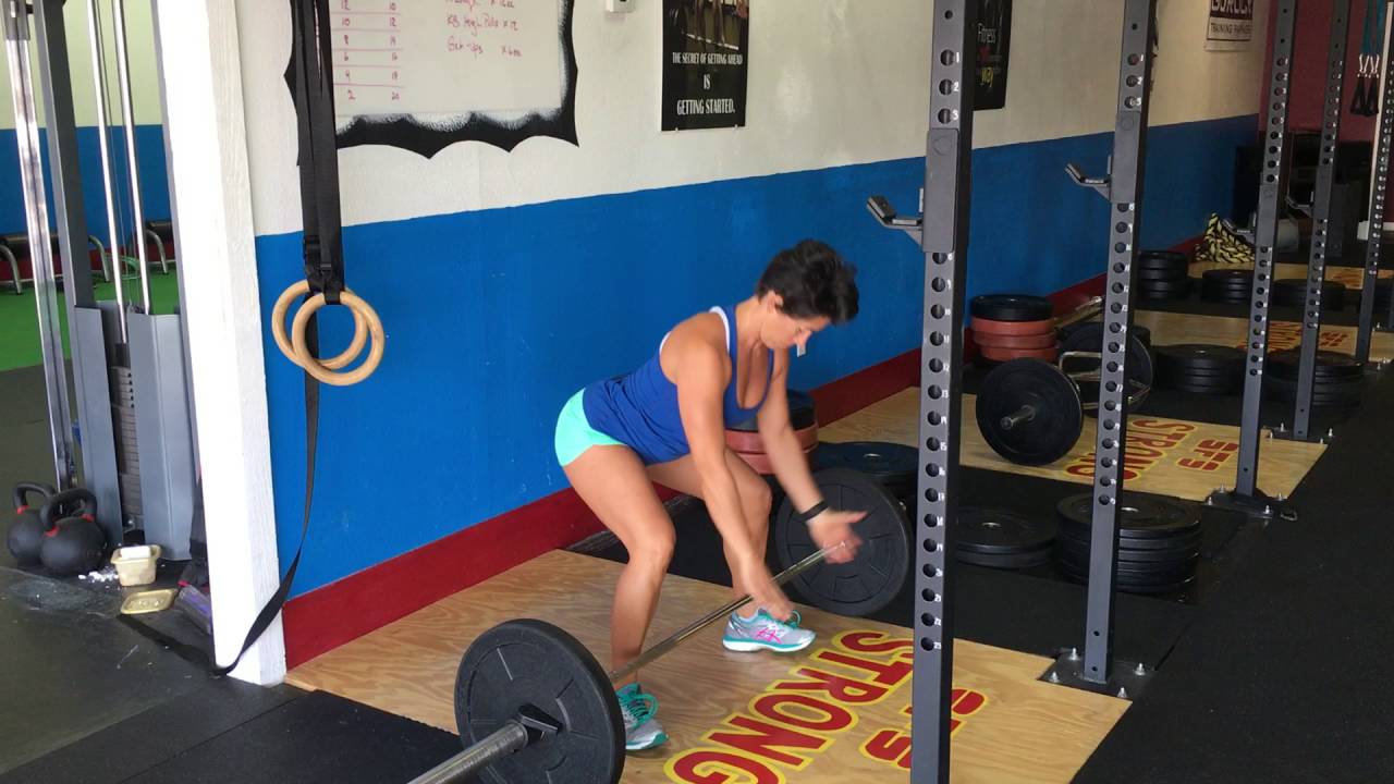 SUMO BAR BELL DEAD LIFT