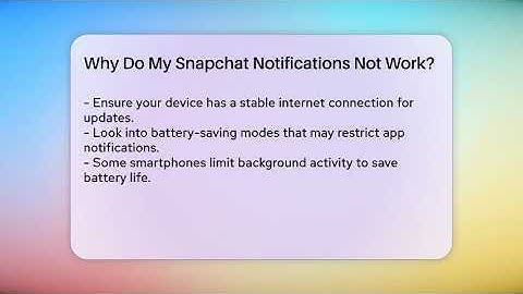 Why Do My Snapchat Notifications Not Work? - Everyday-Networking