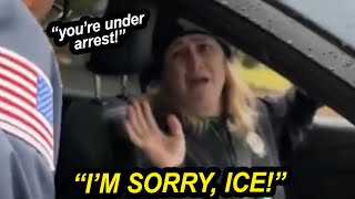 Anti-Ice Karens Getting Arrested In The Funniest Ways
