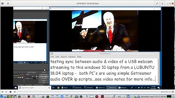 testing the Audio-Video sync of a USB WEBCAM using simple Gstreamer AV streaming scripts