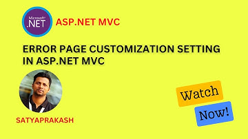 Steps to Build Custom Error Pages in ASP.NET MVC | ASP.NET MVC Projects @CodingKnowledge