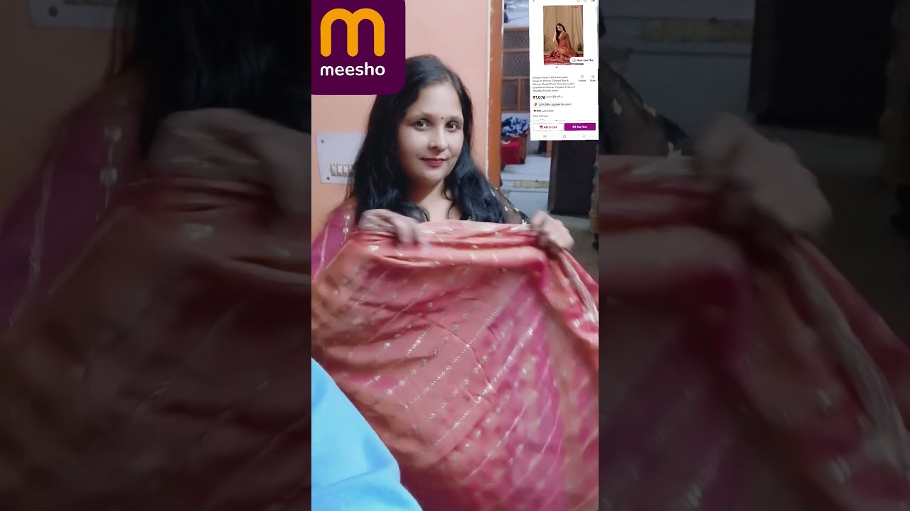 Meesho Saree Haul ✨ Under Budget 😍₹299 Meesho Saree 😱 Quality Check 💯