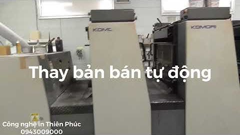 Máy in offset 4 màu Komori L426 sx 2001