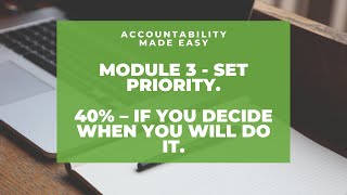 Accountability Made Easy - Module 3