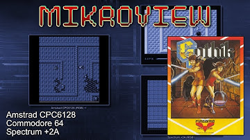 Mikroview #55: Gothik on Amstrad, Commodore 64 and Spectrum
