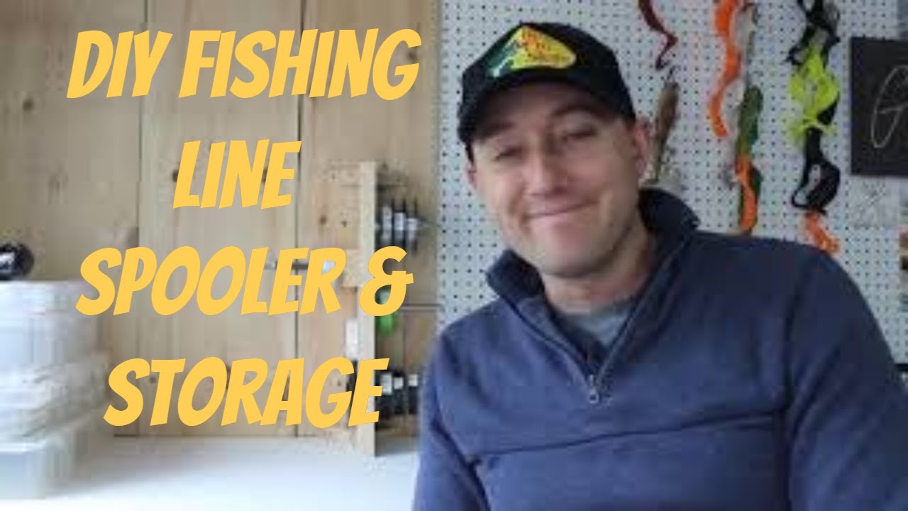 DIY Fishing Line Spooler and Storage YouTube