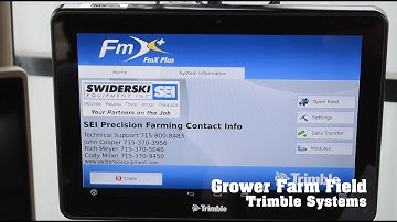 Trimble Solutions XN2050 Display - Grower Farm Field Setup