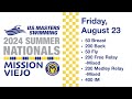 2024 USMS Summer Nationals | Day 3 - Friday, August 23 | Session 2 | 400 IM Races