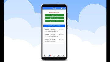 ChildPilot - Parent Portal App: Billing Tab