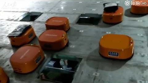 Robots sorting system helps Chinese company finish at least 200,000 packages a day in the warehouse