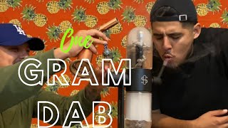 1 Gram Dab Challenge (with Gravity Bong)