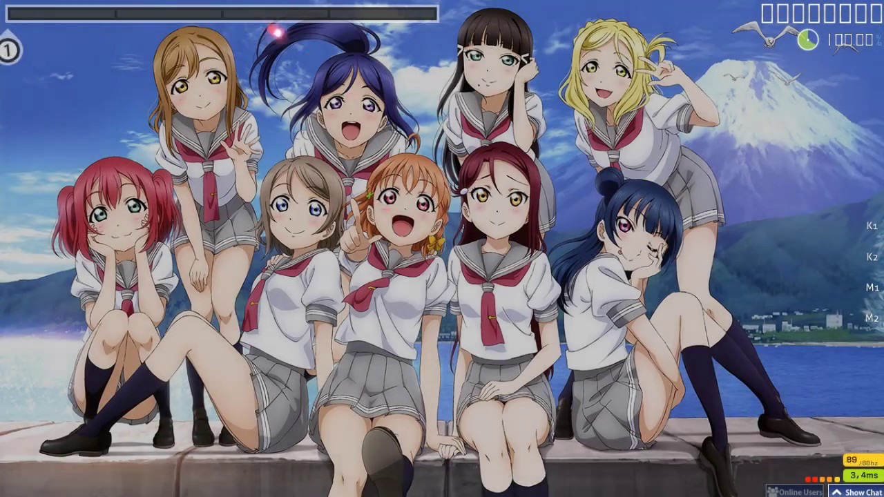 Aqours Aozora Jumping Heart Osu Mochi S Insane Love Live Sunshine Op 1