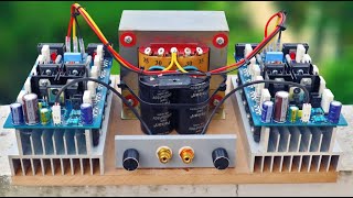 DIY 1000 Watt High Power Amplifier Using 2SC5200 & 2SA1943 Transistors