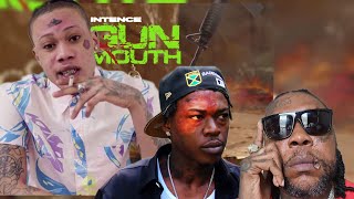Omg INTENCE Diss SKILLIBENG Wickêd and Exposed VYBZ KARTEL Masicka get it too “gun mouth”