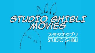 All Films form Studio Ghibli (2014)
