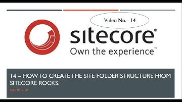 14 I How to Create the Site Folder Structure from Sitecore Rocks.