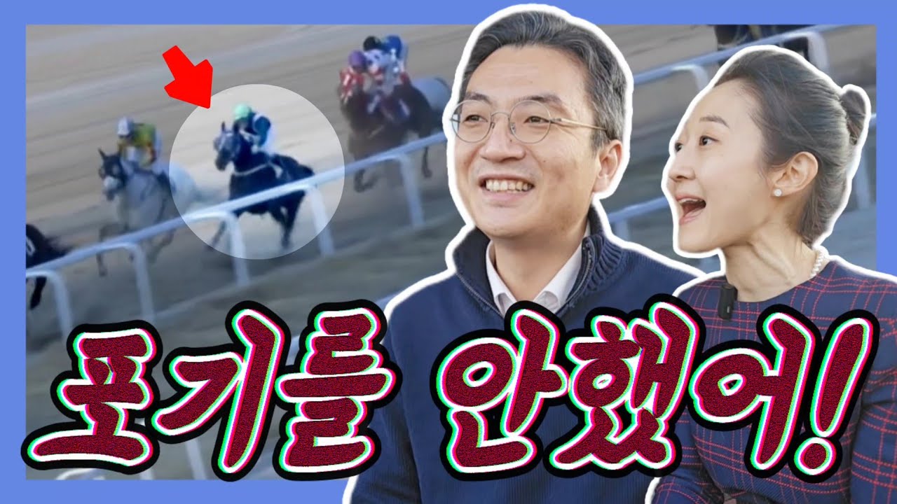 모래 맞는 순간 뛰기를 포기했던 경주마가 달라졌다! 싫어도 힘들어도 꾹 참고 버틴 벨록스보이의 열다섯번째 경주