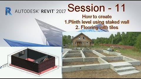 Revit Architecture Session 11|How to create #basement using #stacked wall |#RevitArchitect|#BIM