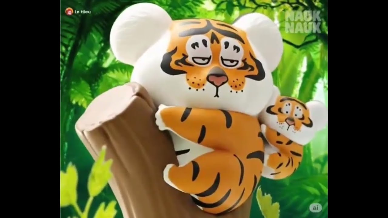 Sleepy Tiger vs Naughty Cub – Who Wins?😂3D Funny Animation Fat-Tiger BU2MA PANGHU 