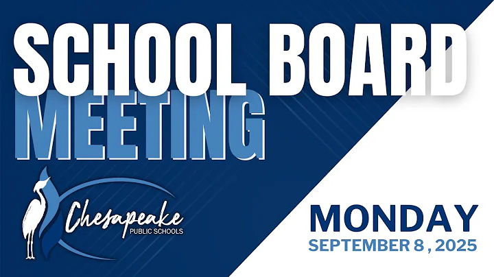 School Board Meeting: Monday, September 8, 2025