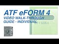 New 2022  atf eform 4 individual applicant  walkthrough guide  national gun trusts