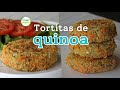 🥕 TORTITAS DE QUINOA | Saludables, ligeras y deliciosas...