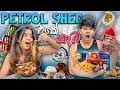 Eating only gas station food for 24 hours   vlog  lankan couple  yash and hass