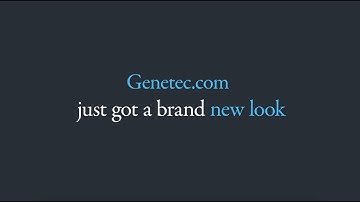 Visit the new Genetec.com
