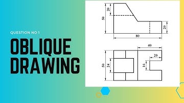 Oblique Drawing | Tutorial  | Question no 1 🤯| #ioe  #PU #kU #drawingtutorial #ctevt