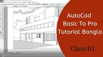 AutoCad Basic To Pro Tutorial Bangla  | Class: 01 | Civil Engineering Diaries  || AutoCad Drawing