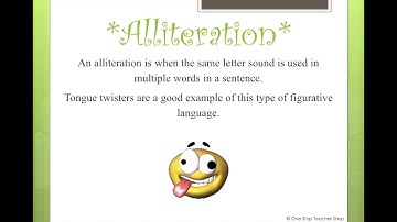 Onomatopoeia and Alliteration