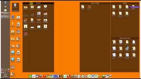 Organise your desktop icons with Fences
