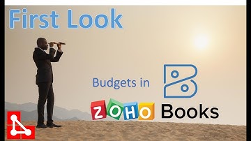 First look   budgets in Zoho Books