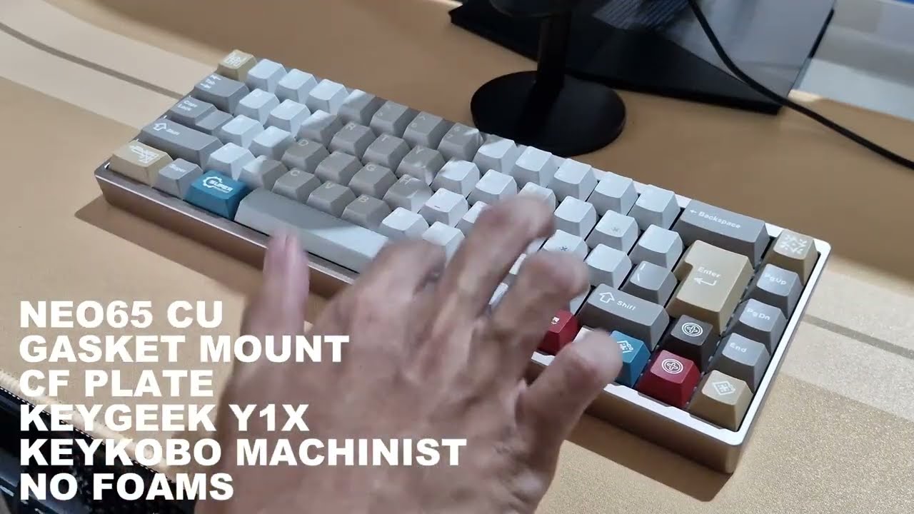 NEO65 CU | KEYGEEK Y1X | KEYKOBO MACHINIST | SOUND TEST