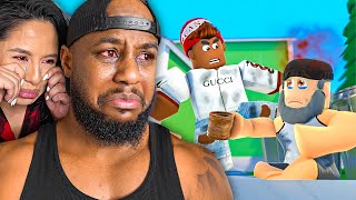 Reacting To The Saddest Roblox Animation With My Wife