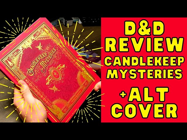 D&D Candlekeep Mysteries Adventure Book Review + Alt Cover Art