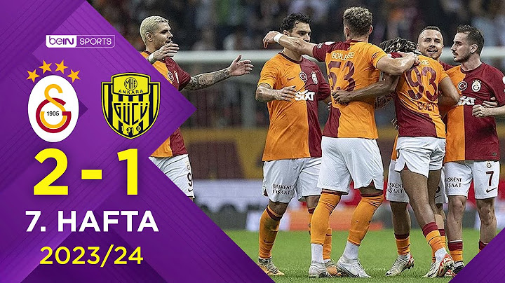 Galatasaray (2-1) MKE Ankaragücü | 7. Hafta - Trendyol Süper Lig 2023/2024