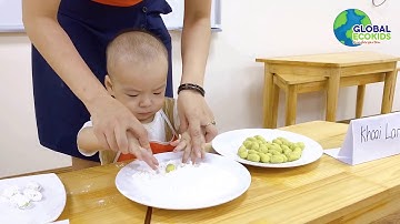 Ecokids|Cooking time|Lăn bột khoai lang kén