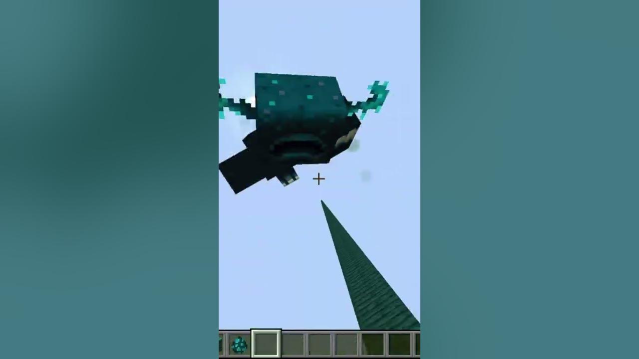 Can The Warden Survive Max Fall Damage??? shorts minecraft YouTube