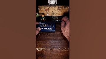 On the Korg monotron Duo and Delay "Prepared in the shelter for the zombie attack" #shorts #music