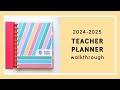 2024-2025 Teacher Planner for Middle + High School Teachers