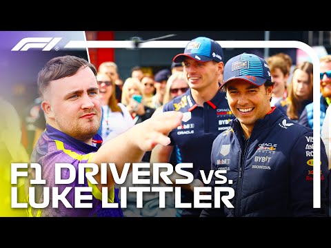 F1 Drivers vs Darts Pro Luke 'The Nuke' Littler