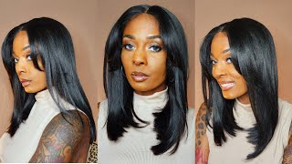 The Perfect $25 Daily Wig | Sumner Must Have | Outre Synthetic Swiss HD Lace Front Wig - NAYELLA