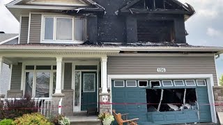 Lightning strikes and tears into Ottawa-area house